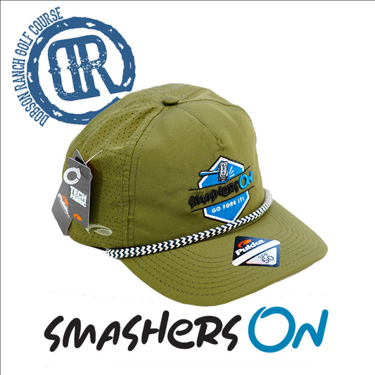 Smashers On Logo Army Hat - Green